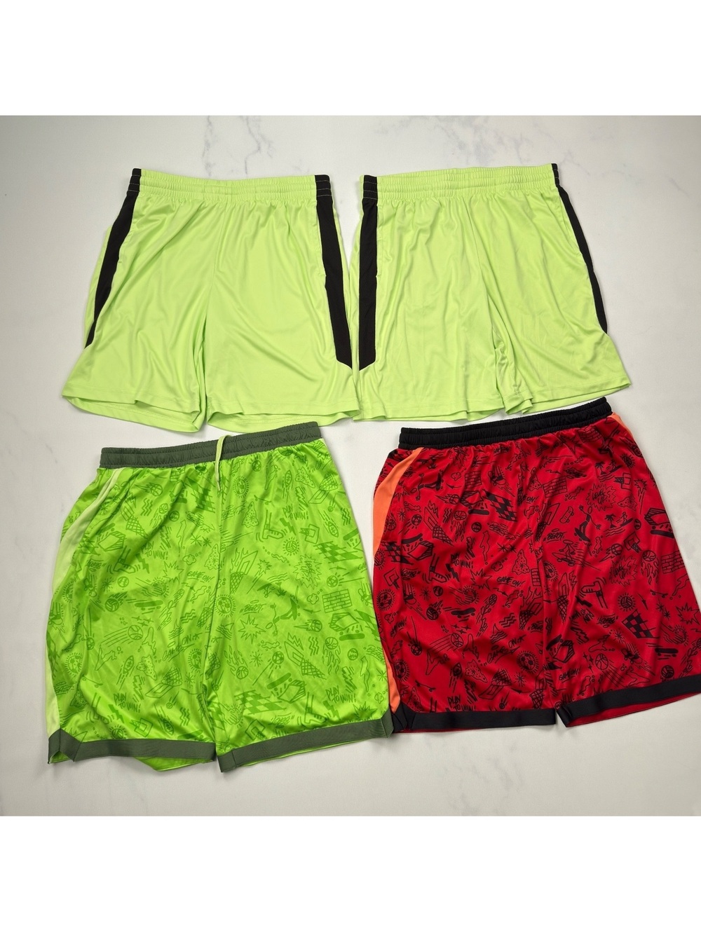 Tek Gear Athletic Shorts Dry Tek - Boys XL Husky Lot of 4